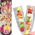50Pcs Christmas Transparent Candied Haws Packaging Bags OPP Plastic Candy Bags Wedding Baby Shower Birthday Party Supply.