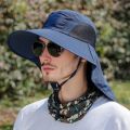 1/2/4PCS Summer Waterproof Fisherman HatOutdoor Hiking Fishing Sun Protection Hat Cycling Big Eave Neck Protection Sun Hat. 