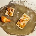 Miniature Food Fridge Magnets | Miniature Breakfast | Handmade Miniature / one piece. 