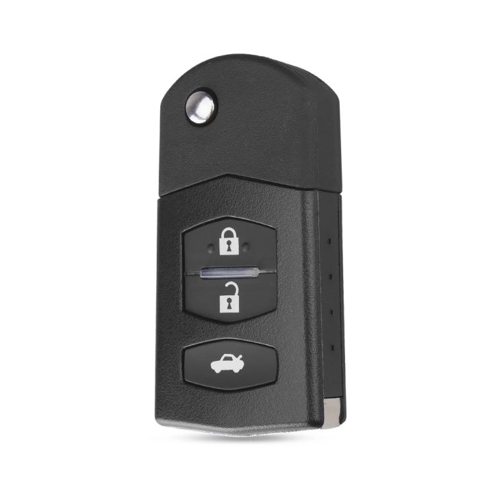 DANDKEY%202/3%20Buttons%20Folding%20Flip%20Car%20Remote%20Key%20Shell%20Fob%20Case%20Cover%20For%20MAZDA%202%203%205%206%20MX5%20Uncut%20Blade%20With%20Battery%20Holder%20-%20Image%206