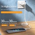 7A 100W Type C USB Super Fast Charging Cable for Huawei Mate 60 50 P60 Nova 9 10 Xiaomi Honor Redmi POCO USB Type-C Charger Cord. 