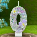 2025 New 0-9 Digits DIY Birthday Candles Butterfly Flowers Children's Birthday Girls Number Cake Decorations Candle Room Decor. 