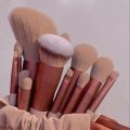 13 PCS Makeup Brushes Set Eye Shadow Foundation Women Cosmetic Brush Eyeshadow Blush Beauty Soft Make Up Tools Bag. 