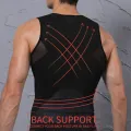 Mens Body Shaper Abdomen Slimming Shapewear Belly Shaping Corset Top Gynecomastia Compression Shirts WIth Zipper Waist Trainer. 