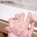Moniko luxury pink heart diamond ring for women jewelry. 