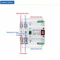 ATS 2p 63A, 100a dual power ATS circuit breaker electric switch ATS automatic transfer switch switch switching time less than 30ms. 