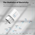 TNCE Tuya 16A/20A WiFi/Zigbee Smart Socket EU Smart Plug With Power Monitoring Timing Function Work With Alexa Google Home. 