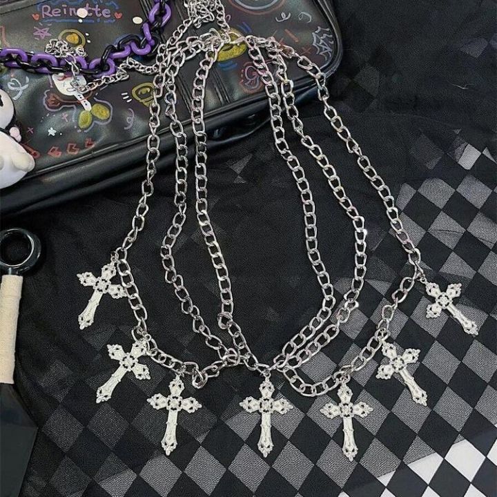 Cross%20Waist%20Chain%20Women's%20Waist%20Jewelry%20Niche%20Waist%20Decoration%20Versatile%20Temperament%20Cool%20Punk%20Hot%20Girl%20Personal%20Body%20Chain%20-%20Image%204