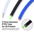 1M Bowden Extruder PTFE Tube for J-head Hotend V5 V6 1.75mm Filament ID 2mm*OD 4mm Teflonto Pipe For Ender 3 3D Printer Parts. 