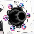 MUQZI 6PCS Titanium Screw Ultralight Bike M5 X 10mm Disc Brake Rotor Screw MTB Rotor Bolts Bicycle Accessories. 