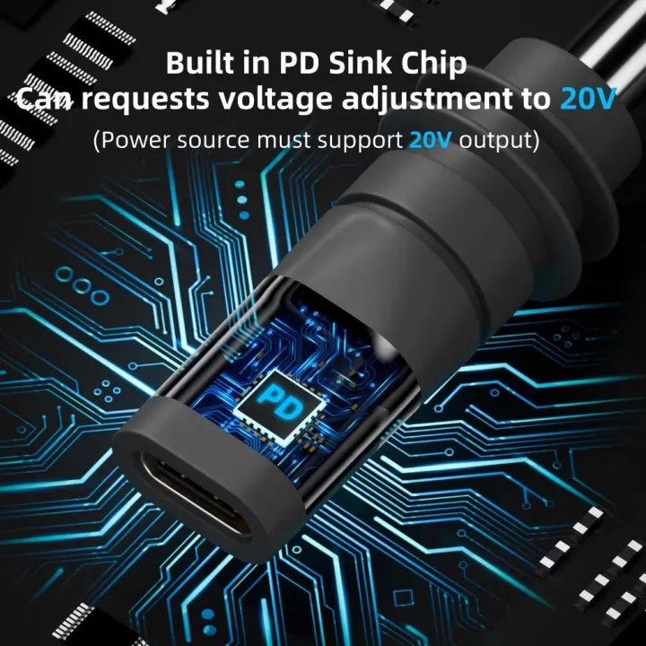 USBC%20Female%20to%20DC5521%20Male/DC%20Female%20to%20DCMale%20Power%20Adapter%20For%20Starlink%20Mini%20PD100W%20Connector%20Charge%20Barrel%20Jack%20Power%20Adapter%20-%20Image%203