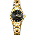 BINBOND Japan Quartz movement Golden Watches Women Top Brand Luxury Stainless Steel Strap Date Week watch Clock reloj hombre. 