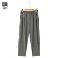 Men Pajama Trousers Home Trousers Autumn and Winter Cotton Pajama Pants Large Size Plus Pocket Elastic Waist Sleeping Pants. 