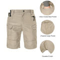 Men Cargo Shorts Summer Thin Quick Dry Pants Urban Waterproof Workout Casual Shorts Multi-Pocket Trekking Hiking Pants. 