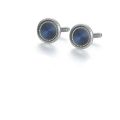 Blue Stud, Blue cufflinks Round ,luxur design amazing for him. 