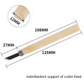 12-Piece Handmade Wood Carving Chisel Set - Woodworking Gouges & Knife Kit for Basic Cutting &Detailed Sculpting,DIY Craft Tools. 