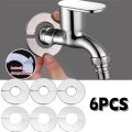 Self-Adhesive Stainless Steel Faucet Decorative Cover Shower Chrome Finish Water Pipe Wall Covers Bathroom Accessories. 