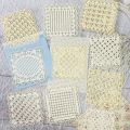 Journamm 10 PCS Hollow Scrapbook Paper Pack for Scrapbooking Card Making Junk Journals DIY Crafts Creative DIY Material Paper.