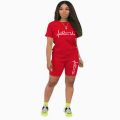 Womens Outfits Casual Vacation Short Sets Sport Jogging T-shirt+shorts 2 Piece Set Clothing Fashion 2024 Hot sales Summer Suit.