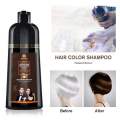 Argan speedy hair colour shampoo 100% Original Collagen Argan Oil Speedy Hair Color Shampoo Cover Gray & White Hair Natural Black Hair Dye Shampoo Repair Damaged 400ml in pakistan. 