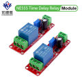 DC 5V 12V Time Delay Relay NE555 Time Relay Shield Timing Relay Timer Control Switch Car Relays Pulse Generation Duty Cycle. 