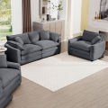 AndorMahal MDF Urban Chic Sofa/ Sofa Set for Office/ Living Room/ Apartment/ Lounge(2+1)-(G6). 