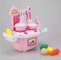 Kids pretend play pink/blue kitchen set with water circulation and dish washer toy 35*39*14 cm Kitchen Set Kids Simulation Kitchen With Water Tap Function Baby Toys With Light & Sound Red Baby Pretend Play Best Kitchen Play Gifts For Girls. 