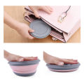 Portable Folding Lunch Box Bowl Sets Silicone 3Pcs/Set Food Container Outdoor Camping Tableware Set Foldable Salad Bowl with Lid.