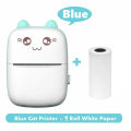 Cute HD Photo Printer Mini Drucker Thermal Adhesive Label Portable Makeid Inkless Bluetooth Multi-function Miniprint for Sticker. 