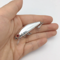 1pcs 5.5cm/6.5g Mini Laser Hard Minnow Sinking Bait Wobbler Jerkbait Crank Fishing Lures Hook Bass Pesca Fresh Saltwater Tackle. 