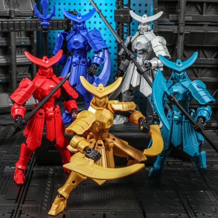 Mozi Mecha Lucky Doll Movable 13-joint 3D printed doll plastic toy third generation simulation doll set