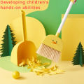 Food grade PP Children's Mini Broom Dustpan Set Three Piece Suit Baby Sweeping Cleaning Tools Toddler Toy Combo Small Size. 