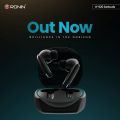 Ronin R-520 Earbuds - Bluetooth V5.3 - Upto 7 hours play time wireless earbuds - IPX4 water-resistant - Active Gaming mode - ENC touch control earbuds. 