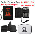 For R36s GB300 M17 Game Console Storage Bag Hard Portable Protect Case for Miyoo mini Plus RG35XX Plus Game Accessories Case. 