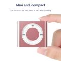 Mini MP3 Player Metal Sports Music Player 64G Expansion 180mAh Build in Speaker Touch Tone with Headphone for Students. 