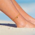 Cute 925 Silver Anklet Bear Bow Evil Eye Starfish Love Heart Design Beach Footwear Accessories.