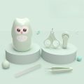 Children Manicure Kit Baby Nail Scissor Baby Nail Care Tool Set Kid Safe Portable Nail Clipper Trimmer File Tweezer with Box. 