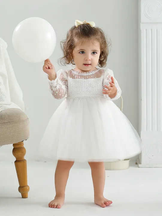 Baby%20Christening%20Stuff%20Dress%20Baby%20Dress%20Girls%20Party%20Birthday%20Wedding%20Princess%20White%20Dresses%20for%20Woman%20-%20Image%205