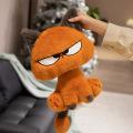 25CM Novelty Cute Orange Cat Plushie Soft Stuffed Doll Kawaii Creative Cartoon Stuffed Animals Toys Kid Birthday Halloween . 