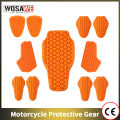 WOSAWE CE Certified Motorcycle Armor Jacket Insert Protector Universal Back Pads Chest Elbow Hip Knee Guard Moto Protective Gear. 