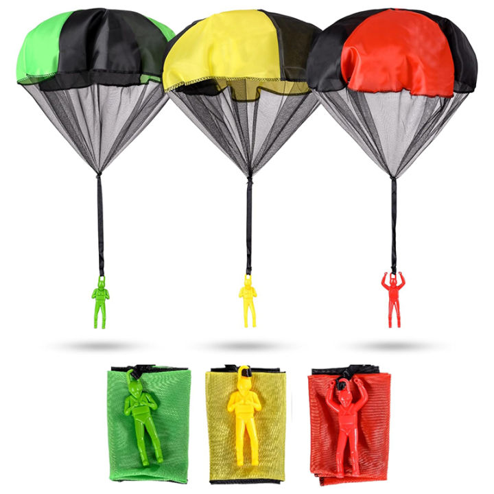 Parachute Toys for Kids Tangle Free Outdoor Flying Parachute Men Outside Toy Easter Basket Idea Unique Boy Girl  Kids Crafts