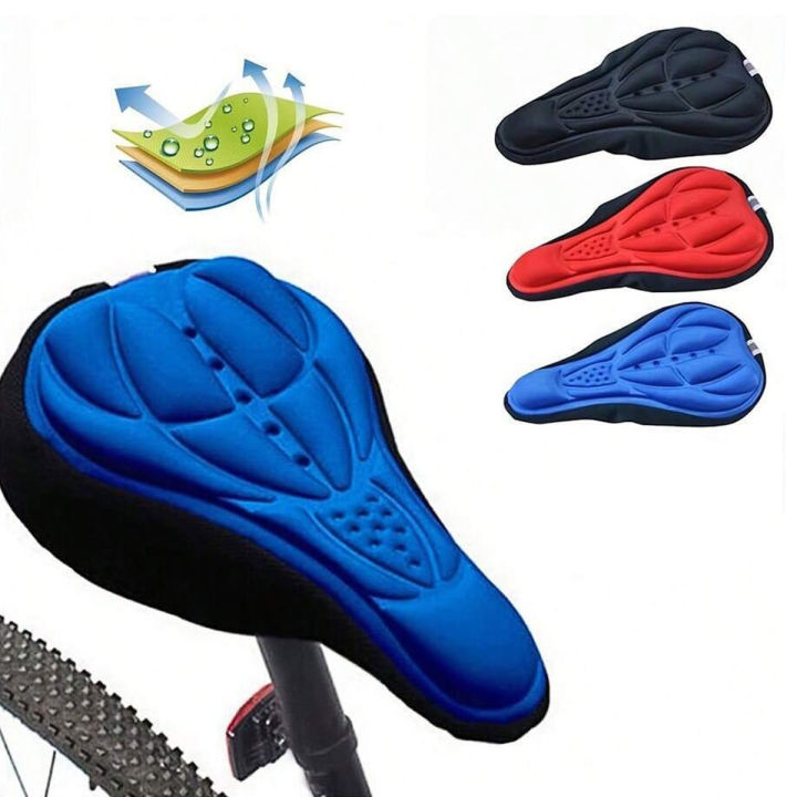 PINMOAP%201PC%20Mountainous%20Bicycle%20Seat%20Cover%20Thickened%20Comfortable%20Foam%20Cushion%203D%20Breathable%20Silica%20Gel%20Riding%20Accessories%20-%20Image%206