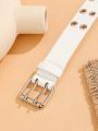 Ladies' Fashion Belt Y2K Belt Paired with Jeans Gothic Rivet Decorative Belt Street Style PU Leather Belt Waist Belt Daily Wear.