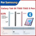 For Tab S6 SM-T860 865 Tablet Stylus Sensitive S Pen Replacement Touch Screen Pencil With Bluetooth +Logo.
