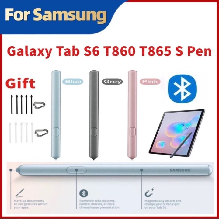 For Tab S6 SM-T860 865 Tablet Stylus Sensitive S Pen Replacement Touch Screen Pencil With Bluetooth +Logo