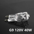 10PCS G9 120V 25W 40W 60W Eco Halogen Light Bulbs LED Lamp Bulbs Inserted Beads Crystal Lamp Halogen Bulb. 