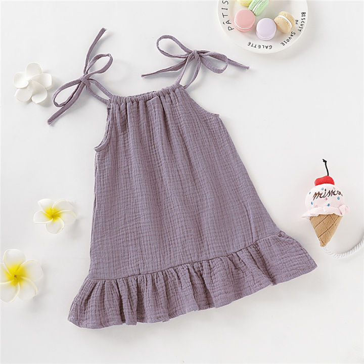 1-5%20Years%20Old%20Kid%20Girl%20Summer%20Breathable%20Cotton%20Slip%20Dress%20Adjustable%20%20Solid%20Color%20Halter%20Dress%20Toddler%20Girl%20Holiday%20Beachwea%20-%20Image%205