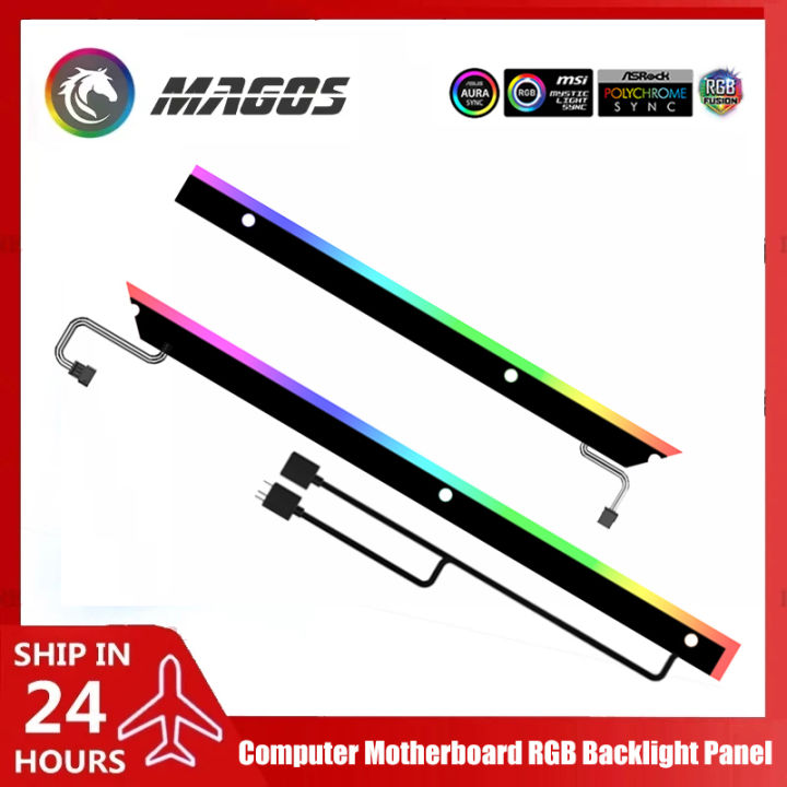 Desktop Computer Motherboard Backlight Panel, 5V ARGB LED Strip Strip ...