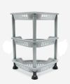 Suzec Premium Multipurpose Plastic Trolley - 3-Layer Stackable Shelf Cart with Dish Rack**

The **Suzec Premium Multipurpose Plastic Trolley** is a practical and stylish addition to any kitchen or household. This 3-layer stackable shelf cart provide. 