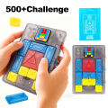 AI Huarong Road Magnetic Suction Block Sliding 500+ Levels Puzzle Toys Logical Thinking Training Brain-burning Board Game Toys. 
